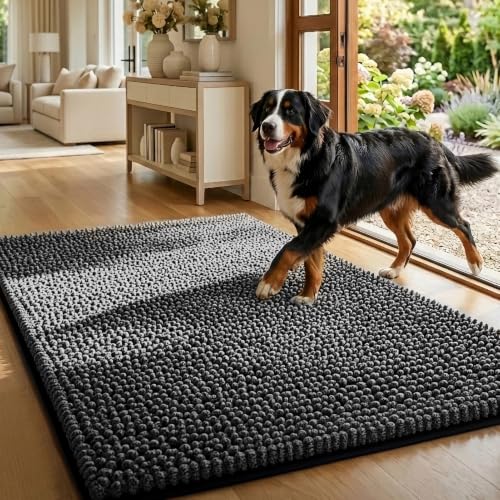 EHEYCIGA Pet Bed Mat in 60x24inch, Dark Grey