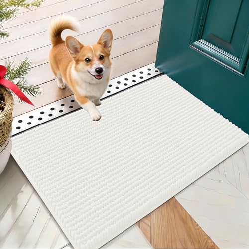 OLANLY Pet Bed Mat in 24" X 16", Ivory