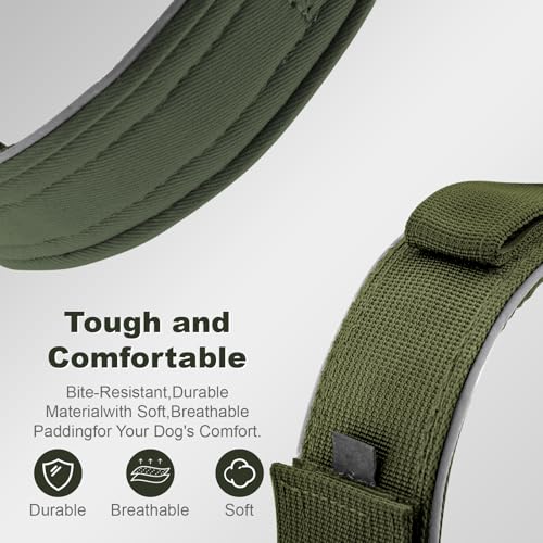 YaoTya Animal Collar in M(15"-18.5"), ArmyGreen