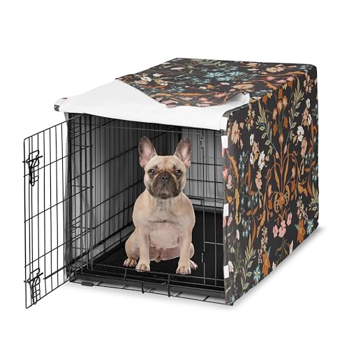 Sweet Jojo Designs Animal Cage in 30.0"L x 21.0"W x 19.5"H, Wild Flower Black