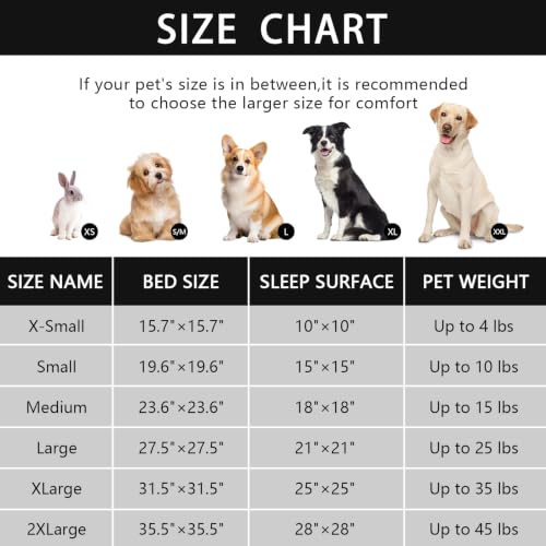 NOYAL Pet Bed Mat in X-Small 15.7'', Bandhnu Coffee