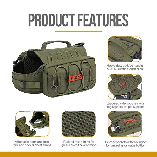 ONETIGRIS Pet Supplies in Small, Green