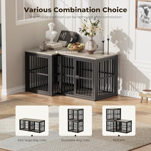 Lyromix Animal Cage in 26.9"L x 20.9"W x 24.0"H, Ancient gray