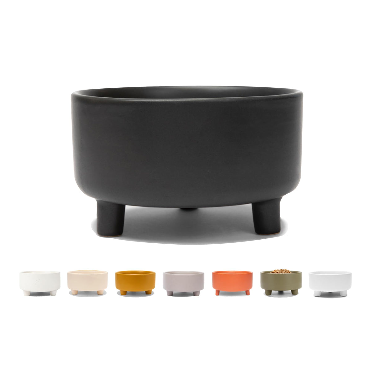 Waggo Pet Feeder in Medium, Black