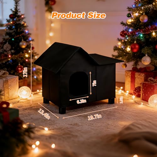 GINDOOR Animal Shelter in Black