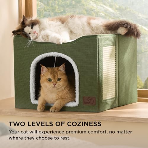 Bedsure Pet Activity Structure in Single, Loden Green