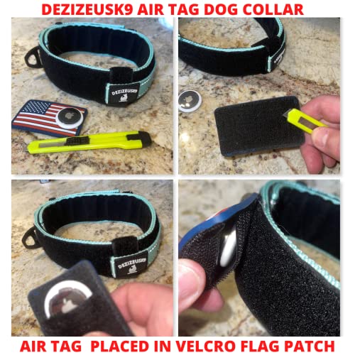 DEZIZEUSK9 Animal Collar in 16-25 INCH, MINTGREEN-COBVEL2