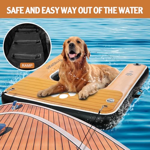 FBSPORT Ramp in 47"*39"*6", Black&wood Grain
