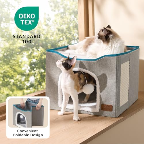 Bedsure Pet Activity Structure in Single, Grey