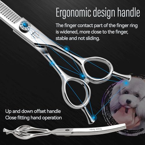 FENICE TOTEM Scissors in 7.0 inch, Curved Blender