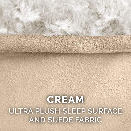 Furhaven Pet Bed Mat in Medium, Ultra Plush (Cream)