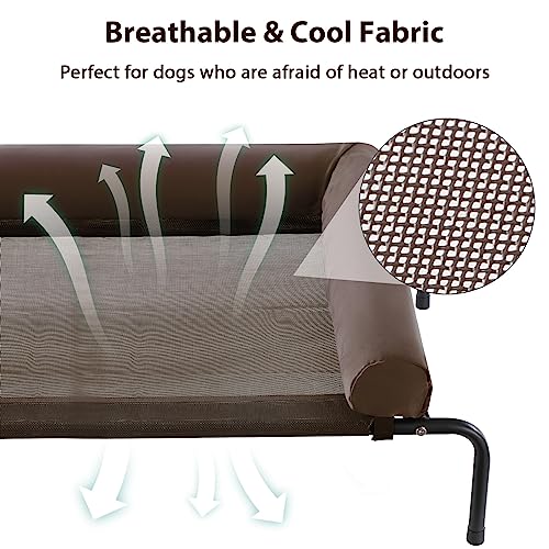 RRPETHOME Pet Bed Mat in 48.0"L x 35.0"W x 8.0"Th, Brown