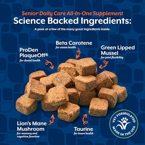 NaturVet Animal Vitamin in Senior- 60 Soft Chews, Life Stages