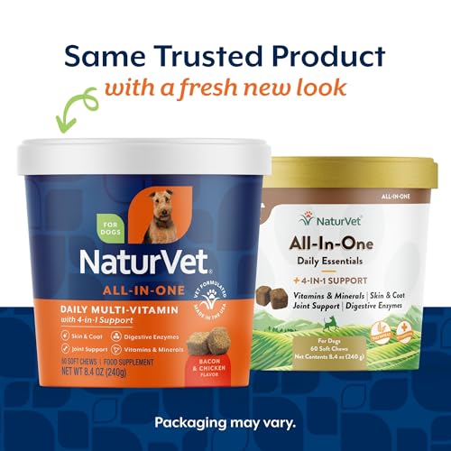 NaturVet Animal Vitamin in 60 Soft Chews, All-In-One