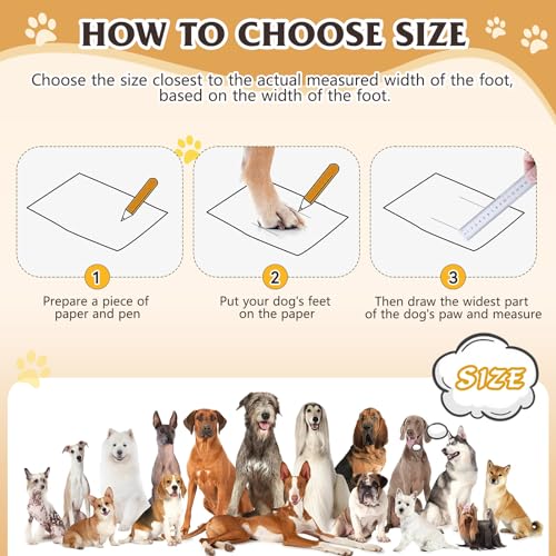 FISHOAKY Paw Hoof Protector in Size 1: 1.57''x2.09''(W*L), Black