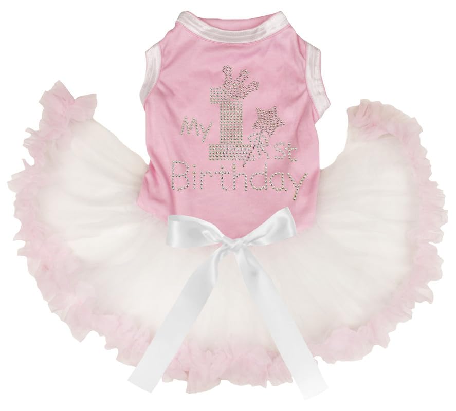 Petitebella Pet Apparel in Medium, Pink/Beige