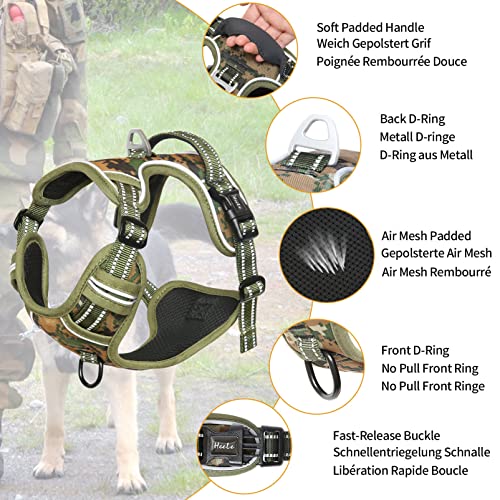 HEELE Animal Harness in S, Camo Green