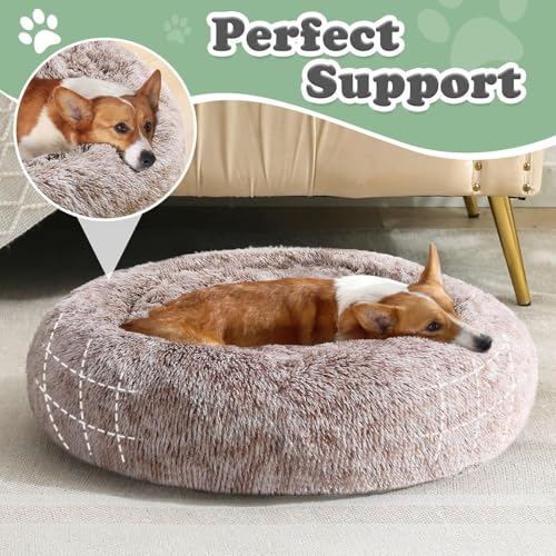 JOLLYVOGUE Pet Bed Mat in 36", Smoke Brown