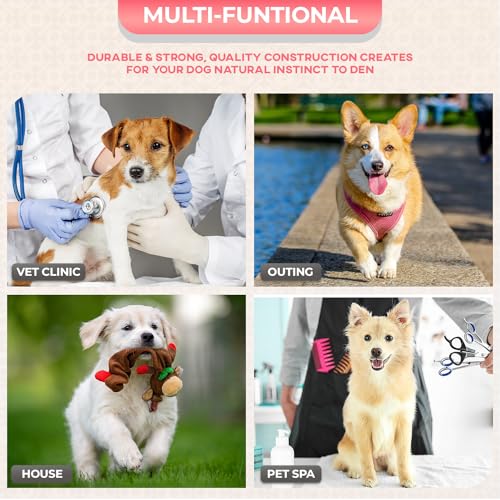FDW Animal Cage in 36.0"L x 22.0"W x 24.0"H, Pink