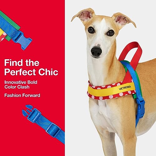 VETRESKA Animal Harness in XS(Chest: 16.9"-22"), Chroma Red