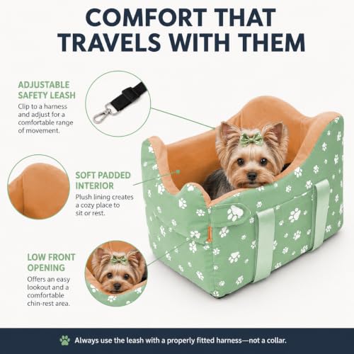 Cullaby Pet Seat in Small, Green