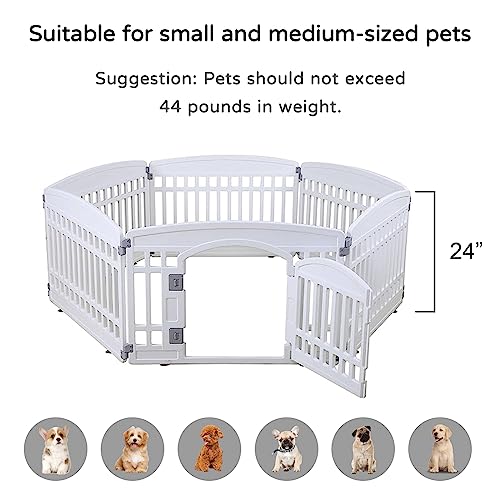 Gupamiga Pet Playpen in White