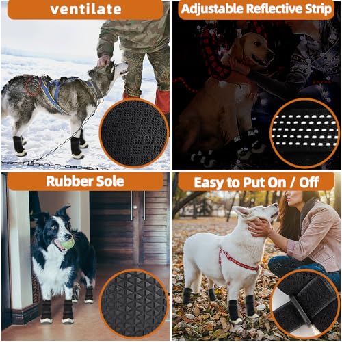MUSIMC Paw Hoof Protector in Size 1: 1.57''x1.37''(L*W), B-Black gray