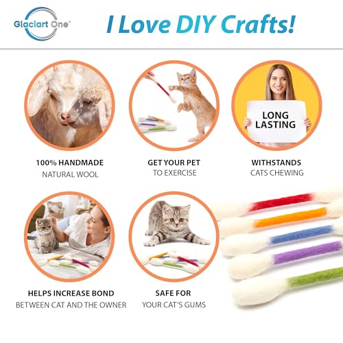 Glaciart One Pet Toy in Regular, Colorful Swabs 12pcs