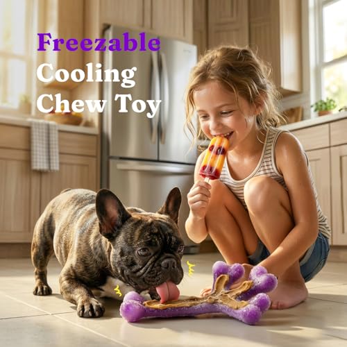 Frienhund Pet Toy in 3 Pack, Deep purple-3-Pack
