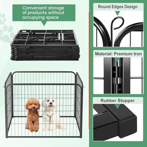 FDW Pet Playpen in Black