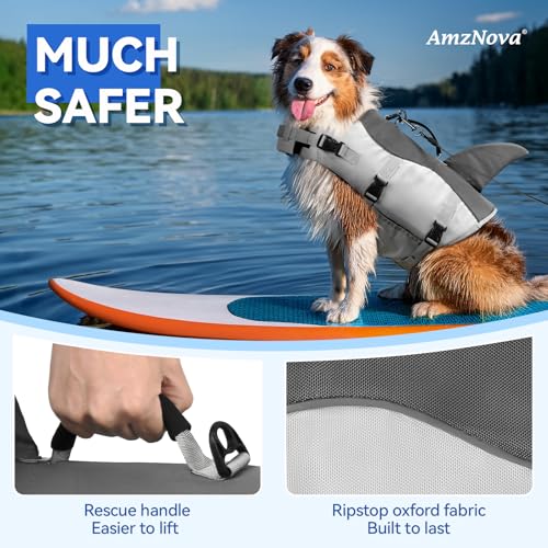 AMZNOVA Pet Apparel in XS: 13-18in (Chest Girth), Grey