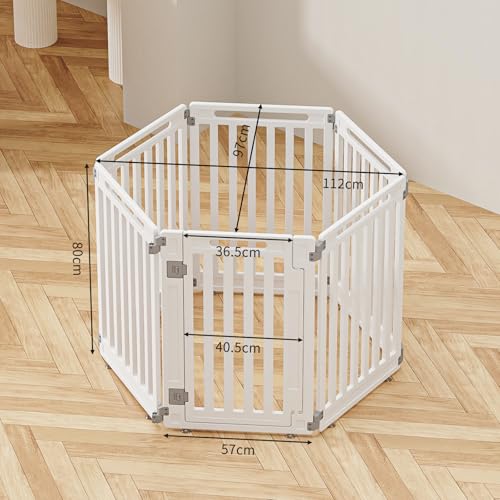 Gupamiga Pet Playpen in White