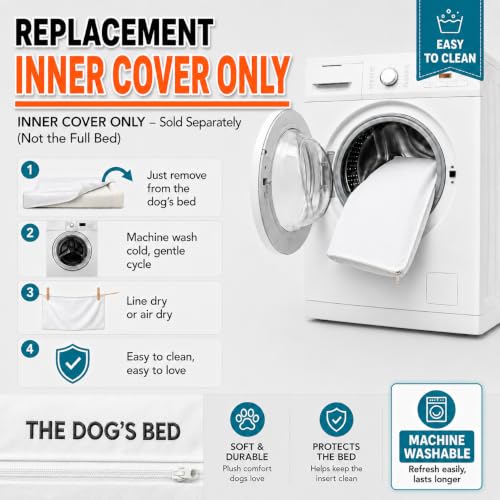 The Dog's Balls Pet Supplies in Small Inner Cover (2" Deep), White Waterproof Liner