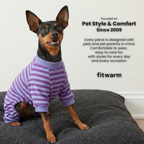 Fitwarm Pet Apparel in X-Small, DarkViolet