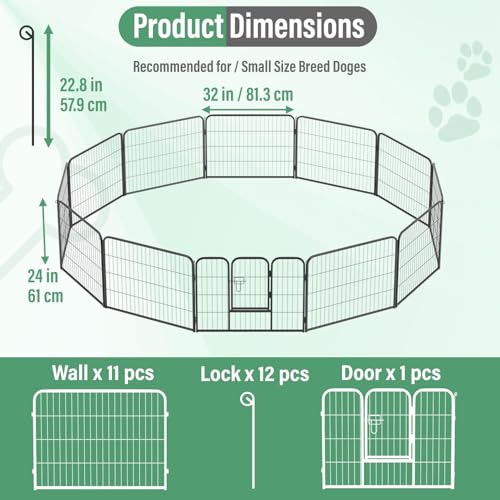 FDW Pet Playpen in Black