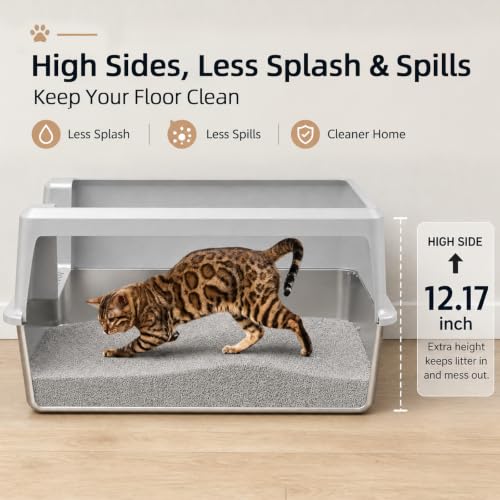 WoofiGo Litter Box in X-Large, XL-Cool Grey