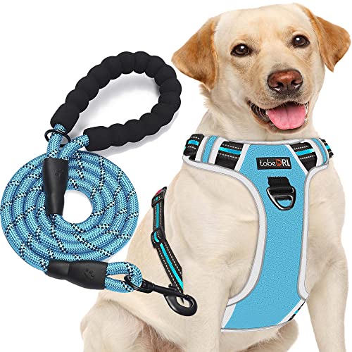 tobeDRI Animal Harness in Medium, Blue/Grey