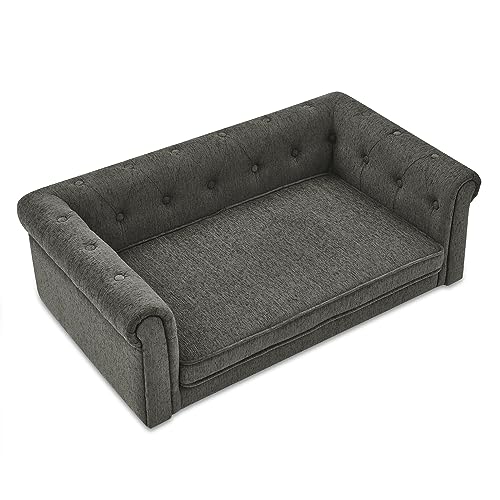 KEIKI Pet Bed Mat in Large, Dark Gray
