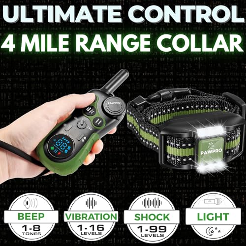 PAWPRO Animal Collar in 1 Collar - Green, Orange