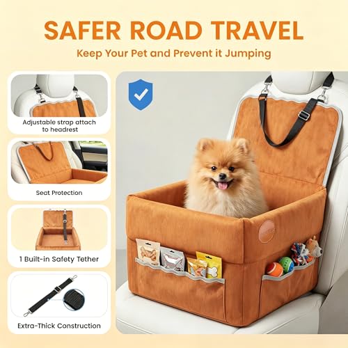 Amztrip Pet Seat in Large, Orange