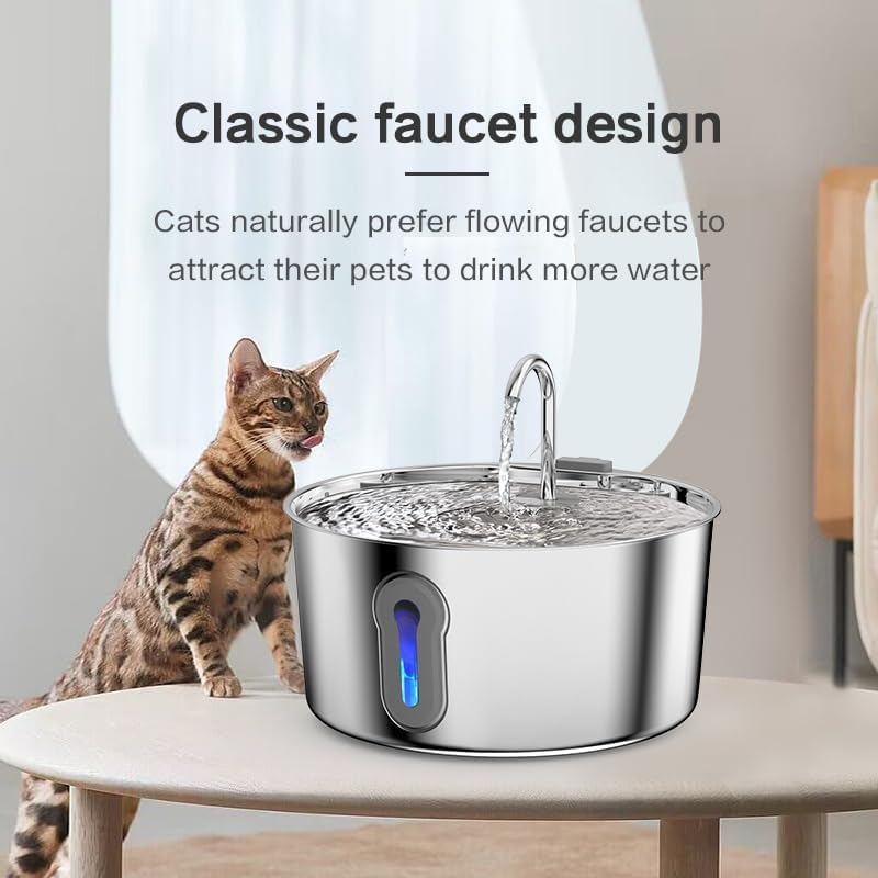 JLVDXN Animal Water Dispenser in 135oz Large Cat Fountain