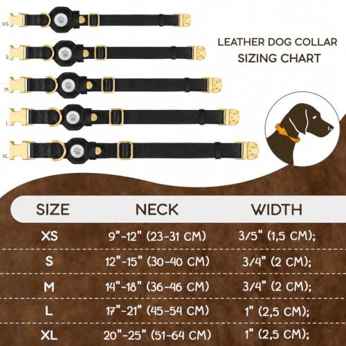 BUDKAS Animal Collar in XS, 9"-12" Neck Fit, Black