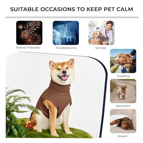 Haloumoning Pet Apparel in X-Small, Coffee