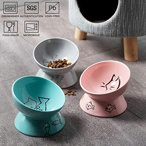 Sweejar Home Pet Feeder in 5 Inch, Pink