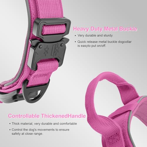 YaoTya Animal Collar in M(15"-18.5"), Pink