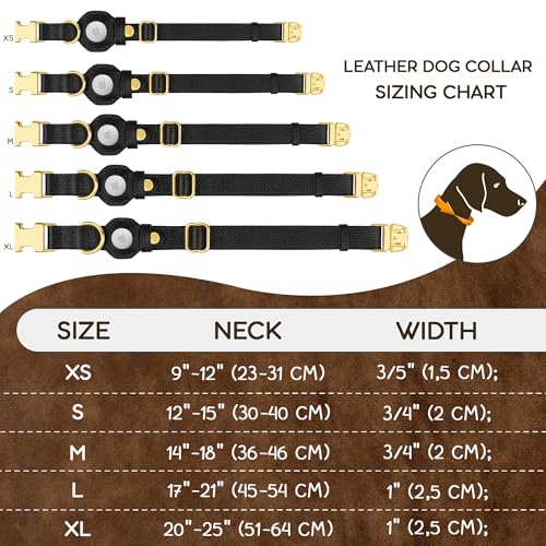 BUDKAS Animal Collar in XS, 9"-12" Neck Fit, Black
