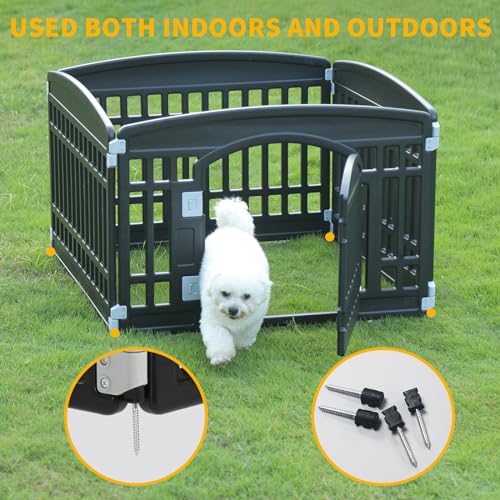 Gupamiga Pet Playpen in Black