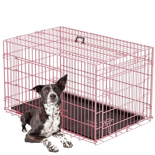 FDW Animal Cage in 42.0"L x 26.0"W x 28.0"H, Pink