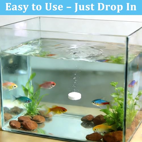 LeoTube Aquarium Pond Water Treatment in 1, White