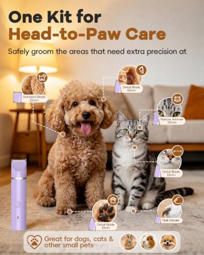 Veeconn Hair Trimmer in Purple